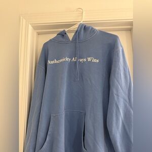 Barstool Sports Authenticity Always Wins Hoodie in blue